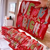 Merry And Bright Christmas DTF Transfer 10351