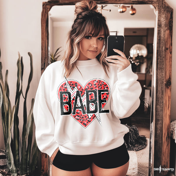 Babe Heart Valentine's DTF TRANSFER 1626