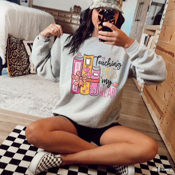 Teaching Fills My Heart DTF TRANSFER