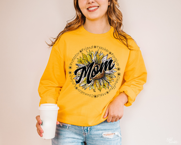 Mom Sunflower DTF TRANSFER 2244