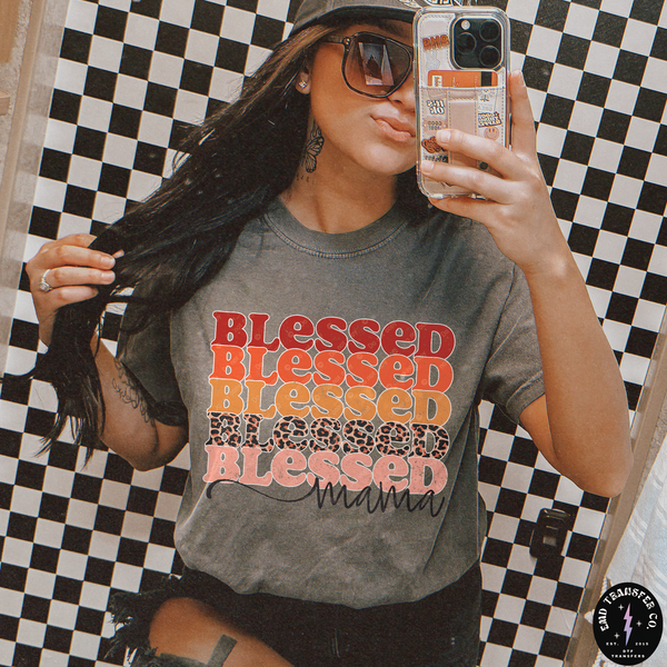Blessed Mama DTF TRANSFER 2485