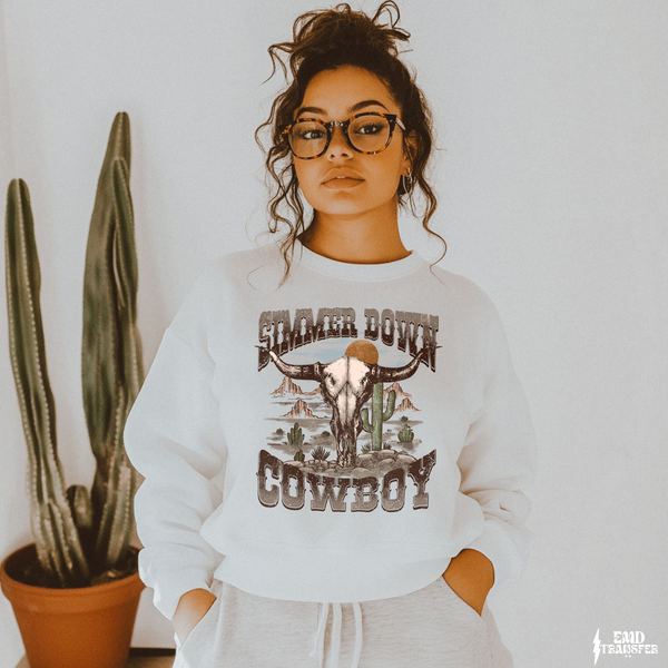 Simmer Down Cowboy DTF TRANSFER 284