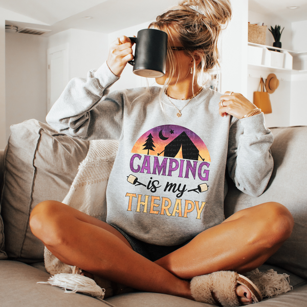 Camping Is My Therapy DTF TRANSFER 2561