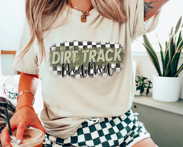 Dirt Track Mama DTF TRANSFER 4280