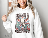 Dreamin' In Red White and Blue DTF TRANSFER 4394