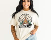 Fires Friends Drinks Camping Crew DTF TRANSFER 4447