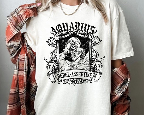 Aquarius ♒ DTF TRANSFER 4573