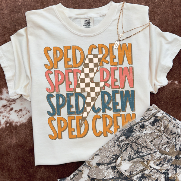 Sped Crew DTF TRANSFER 4770