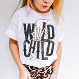 Wild Child Skeleton Pink DTF TRANSFER 4827