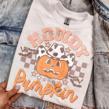 Howdy Pumpkin DTF TRANSFER 4878