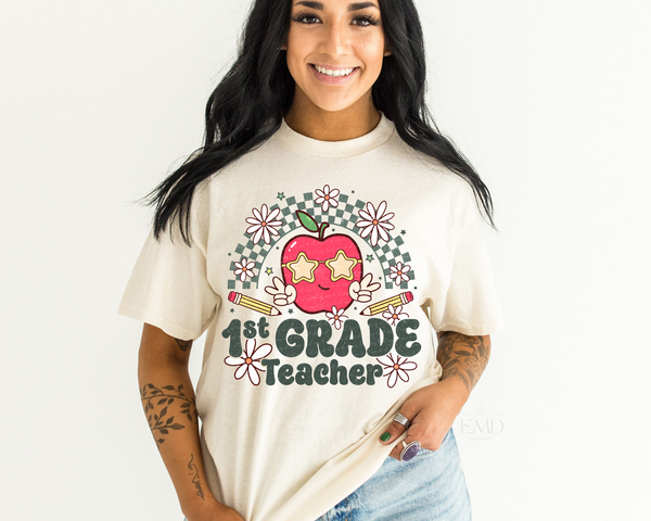 1st Grade Teacher DTF TRANSFER 5201