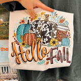 Hello Fall Spooky DTF TRANSFER 5238