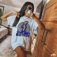 Football Blue Small Town Big Pride DTF TRANSFER 5723