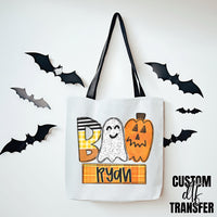 Custom Halloween Trick Or Treat Bag DTF TRANSFER 5766