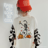 Fall Dancing Skeleton DTF TRANSFER 5804