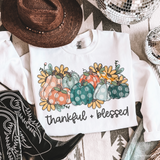 Thankful And Blessed DTF TRANSFER 5895