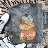 Thanksgiving Grateful Thankful Blessed DTF TRANSFER 5897