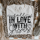 Fall in love with Jesus DTF TRANSFER 5957