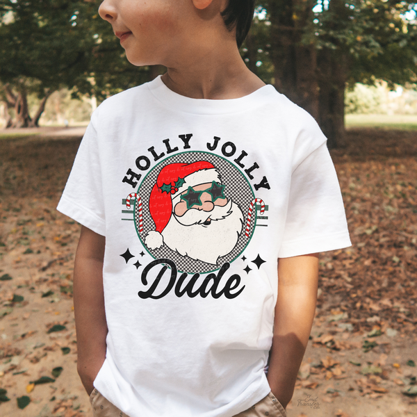 Holly Jolly Dude DTF TRANSFER 6055