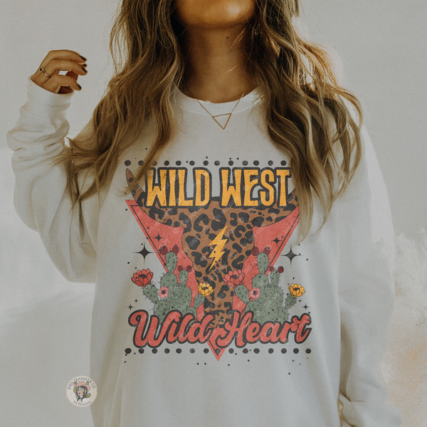 Wild West Wild Heart DTF TRANSFER 6475