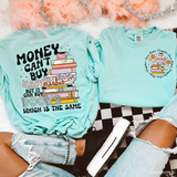 Money Can't Buy Happiness But It Can Books With Pocket DTF TRANSFER 6627