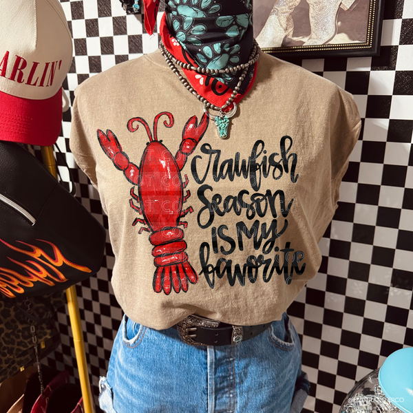 Crawfish Season Mardi Gras DTF TRANSFER 6690