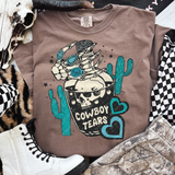 Cowboy Tears Western DTF Transfer 6704