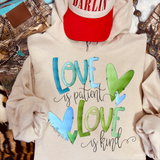 Love Is Patient Love Is Kind DTF TRANSFER 6780