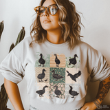 Retro Boho Duck DTF TRANSFER 7307