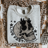 Live Fast Motorcycle Club DTF TRANSFER 7432
