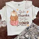 Give Thanks To The Lord DTF TRANSFER 757