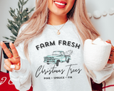 Farm Fresh Christmas Trees Pine Spruce Fir DTF TRANSFER 4175
