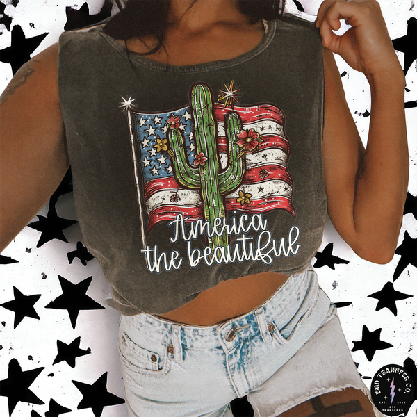 America The Beautiful DTF TRANSFER 7755