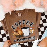 Coffee And Campfires DTF TRANSFER 7816