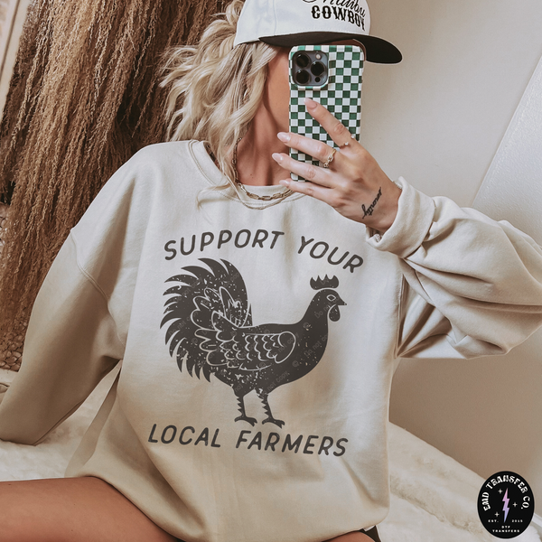 Support Your Local Farmers DTF TRANSFER 7987