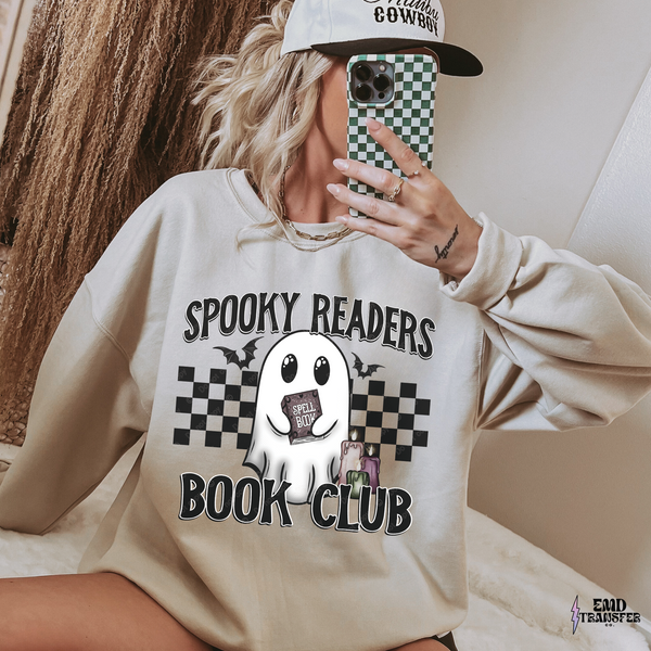 Spooky Readers Club DTF TRANSFER 8054