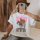 Cowboy Take Me Away DTF TRANSFER 8103