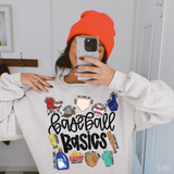 Baseball Basics DTF TRANSFER  8119