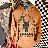 Proud Owner Of A Few Stupid Tattoos DTF TRANSFER  8246