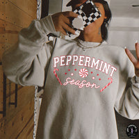 Peppermint Season DTF TRANSFER 8260