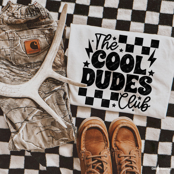 The Cool Dudes Club DTF TRANSFER 8319