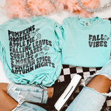 Fall Vibes Distressed DTF TRANSFER 8630