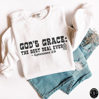 God's Grace: The Best Deal Ever DTF TRANSFER 8720