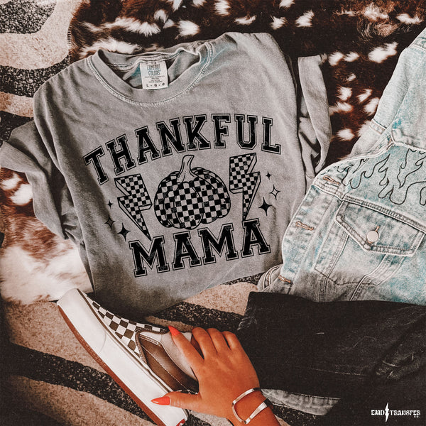 Thankful Mama DTF TRANSFER 8840 (Black Font)