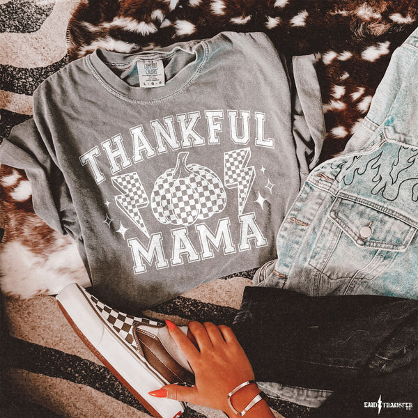 Thankful Mama DTF TRANSFER 8841 (White Font)