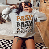 Pray On It Pray Over It Pray Through It DTF TRANSFER 8881