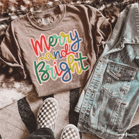 Merry And Bright DTF TRANSFER 8921