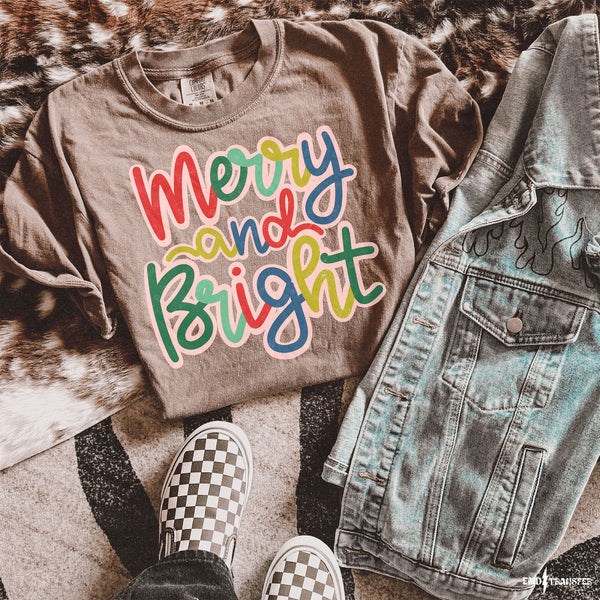 Merry And Bright DTF TRANSFER 8921