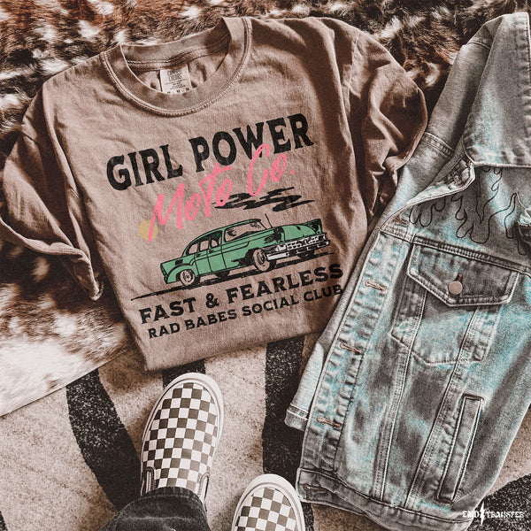 Girl Power Moto Co. DTF TRANSFER 8938