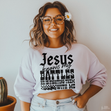 Jesus Knows My Battles DTF TRANSFER 8949